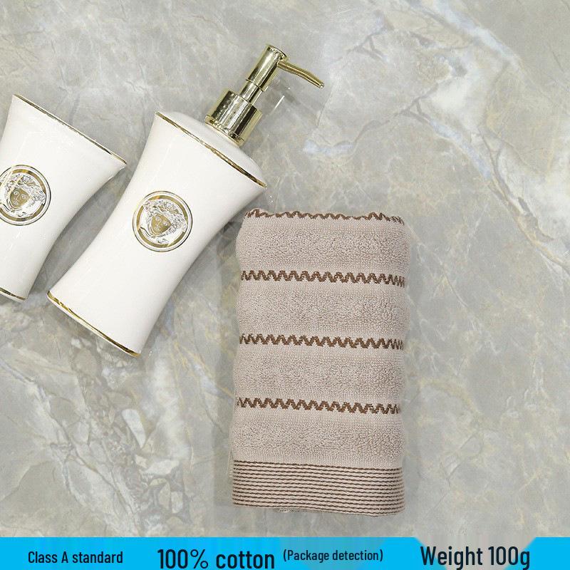 Serviette de bain épaisse absorbante en pur coton pour la maison et le lavage du visage