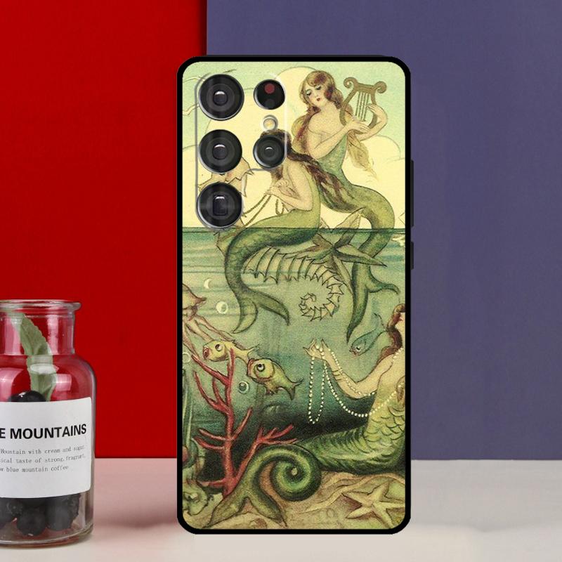 Starfish Seahorse Pattern Funda Case For Samsung Galaxy S25 Ultra S9 S10 S20 S21 S22 Plus S23 Ultra S24 FE Phone Cover