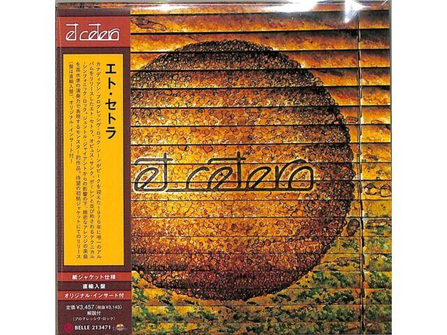 

2021 ET CETERA Et Cetera JAPAN MINI LP CD BEL213471 Canadian progressive rock