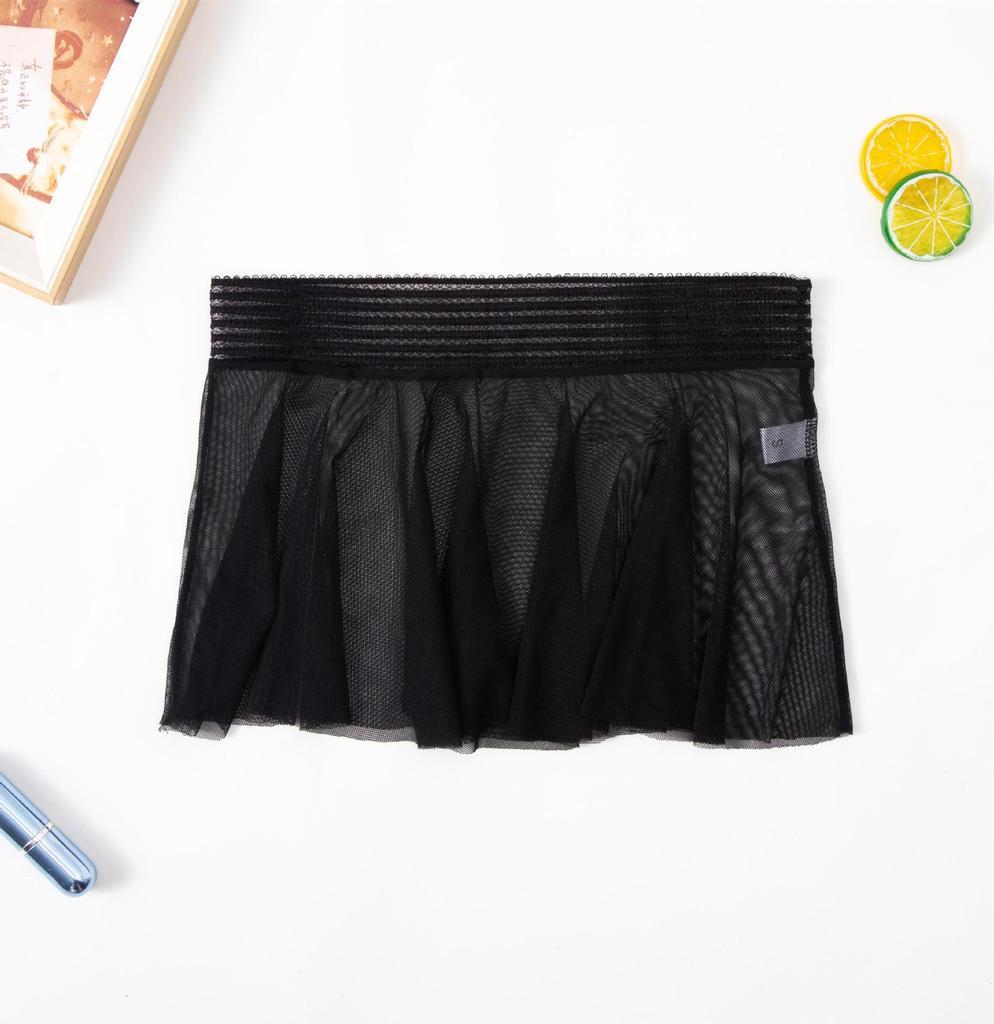 European & American Sexy Three-Piece Mesh Swim Set: Wide Shoulder Strap Dress, Shirt, Bikini