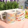 dc405-Design Mug 2p-Daisy Love Pattern