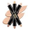 YiYe Contouring Stick Highlighter + Shading 2in1, 01#natural color + dark brown, 1 piece, single item