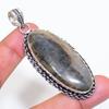 Natural Picasso Jasper Gemstone 925 Sterling Silver Jewelry Pendant 2.68" ZS-173