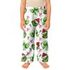 Pantaloni casual in peluche con stampa natalizia per bambini, per rilassarsi durante le vacanze e per l'uso quotidiano