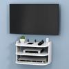 2/3 Layers Wall Mounted Router Shelf Plastic Router Placement Rack Wall Storage Rack  Power Strip