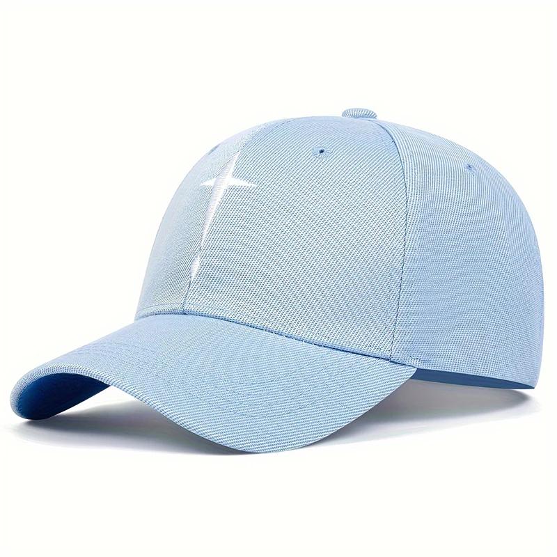 Unisex Personality Cross Embroidery Baseball Caps Spring and Autumn Outdoor Adjustable Casual Hats Sunscreen Hat Sports Cap