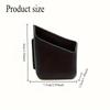 2pcs Car Storage Organizer Boxes - ABS Resin Adhesive Vehicle Pocket Holders for Cell Phones, Cards, Glasses