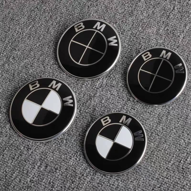 1pcs 82mm 74mm Car Logo Front Hood Rear Trunk Emblem For BMW M Emblem E46 E36 E34 F10 E90 F30 E60 F30 E53 E30 E92 E87 3 5 series npdf01