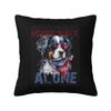 Starry Night Bernese Mountain Dog Square Pillowcase Cushion Cover Pillow Case Throw Pillow Cover for Home Sofa Living Room