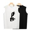Men's Summer Sports 2024 Vest: Hot Style Breathable Cotton Basketball Sleeveless Waistcoat.