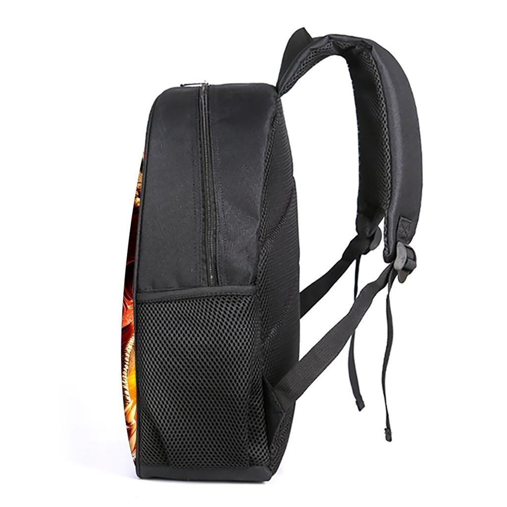 Volcano Dinosaur Print Single Layer Backpack Simple Style for Boys/Girls Children Best Gifts 2D Flat Cartoon School Bags