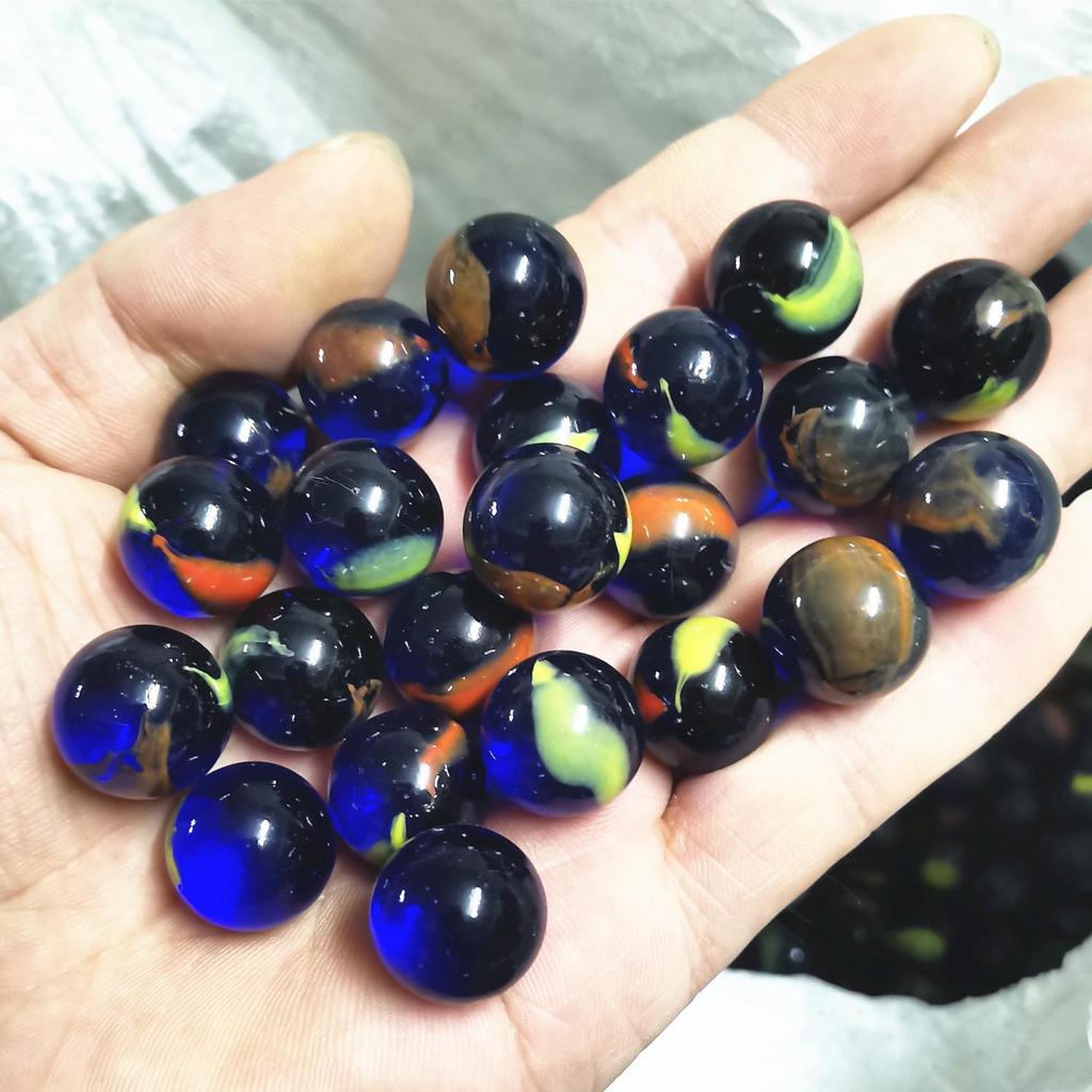 Glass Marbles Set for Games & Decoration - Sizes 14/16/19/25mm
