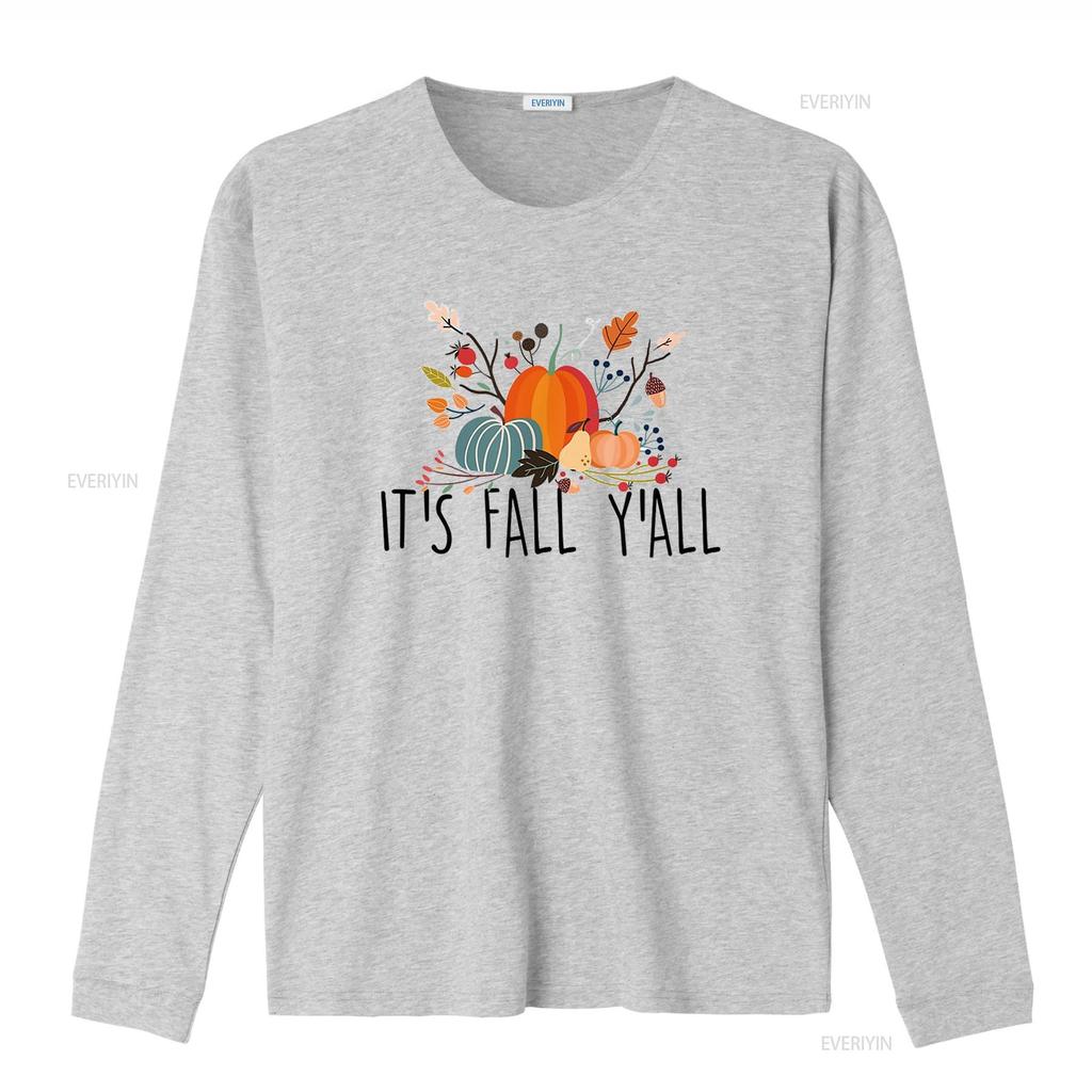 It s Fall Y all Funny Pumpkin Spice T Shirt Autumn vintage Washed Breathable designer clothes Comfortable Stylish Casual
