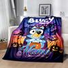 Halloween Friends Trick-or-treat Customize Your Name Blanket Gift Customizable Blanket Warmthful Decor Throw For Seaside Couch Livingroom Bedding