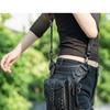 Steampunk Waist Pack Adjustable Bag Hands with Harness for Wanderers, Bikers,