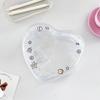 M-PVC Storage Pouch Transparent Portable Storage Bag Heart-Shaped Storage Bag Lightweight Transparent Organizer For Luggage Bag