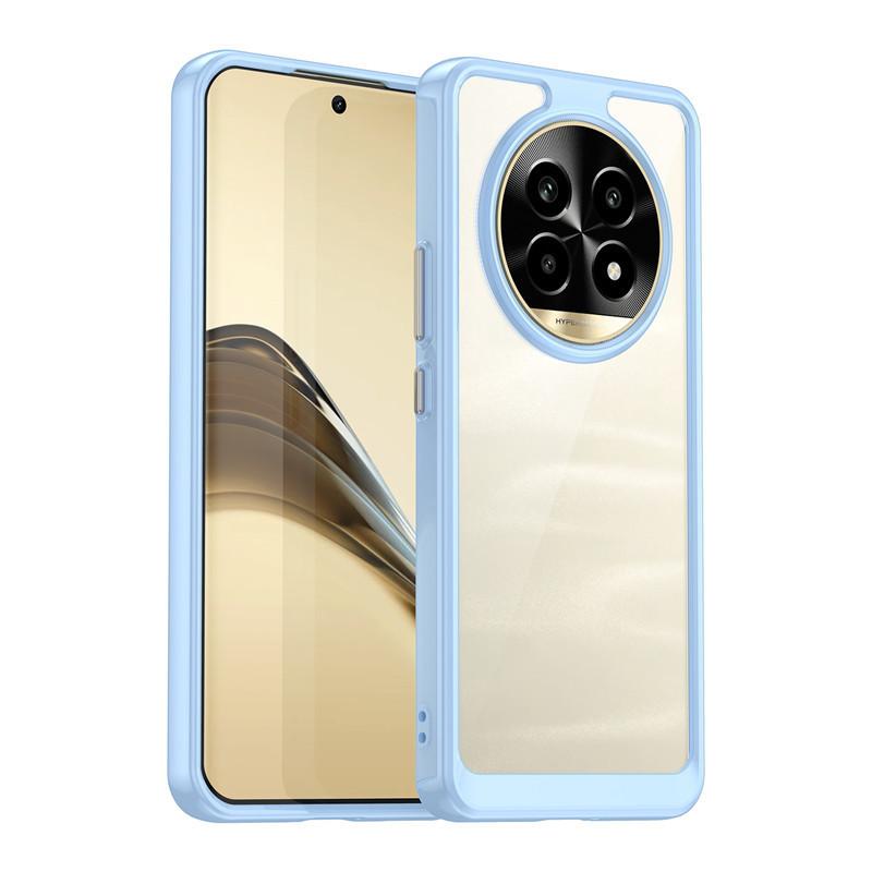 Pentru husă Realme 13 Pro Pentru husă Realme 13 Pro Plus 6.7 inch Colorat Margine moale Silicon Bumper transparent Pentru Realme 13 Pro