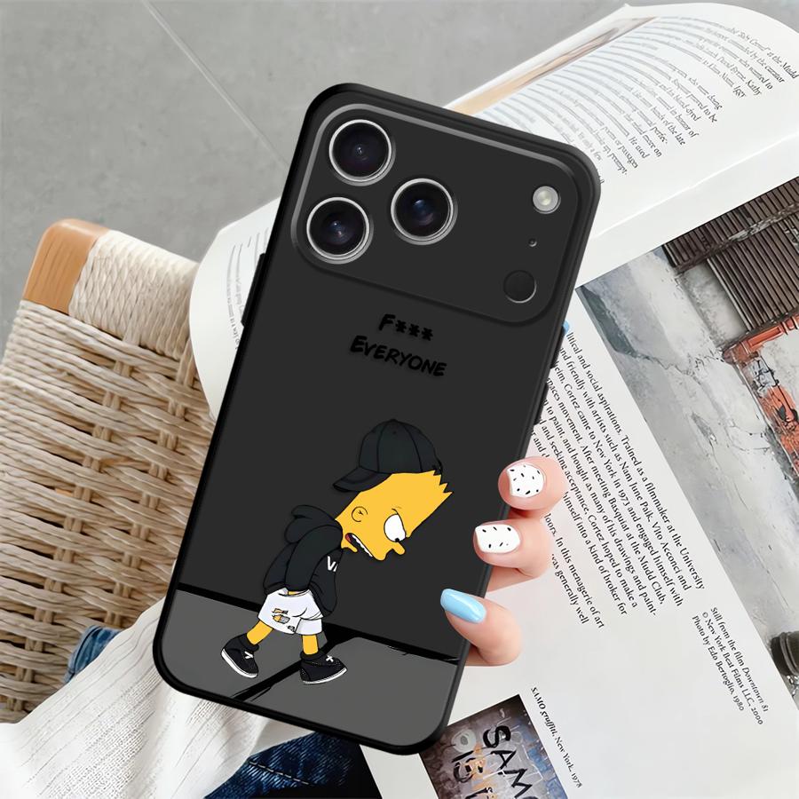 Funda Phone Cover Phone Case for Apple iPhone 16 14 13 12 11 15 Pro 7 8 XR XS MAX 17 Pro Max Air Cool S-simpsons Cartoon