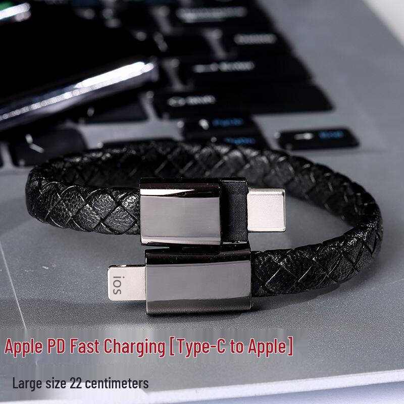 Influencer Creative Fast Charging Bracelet Cable for Huawei, Apple, Android, Xiaomi, OPPO, Type-C