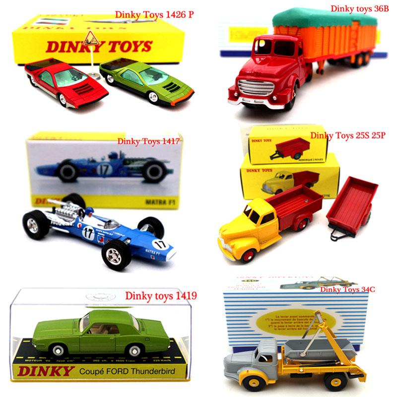 DeAgostini Atlas Dinky Toys Series Truck Engineering Vehicle Racing Car Fire truck Diecast Models Collection Auto Gifts