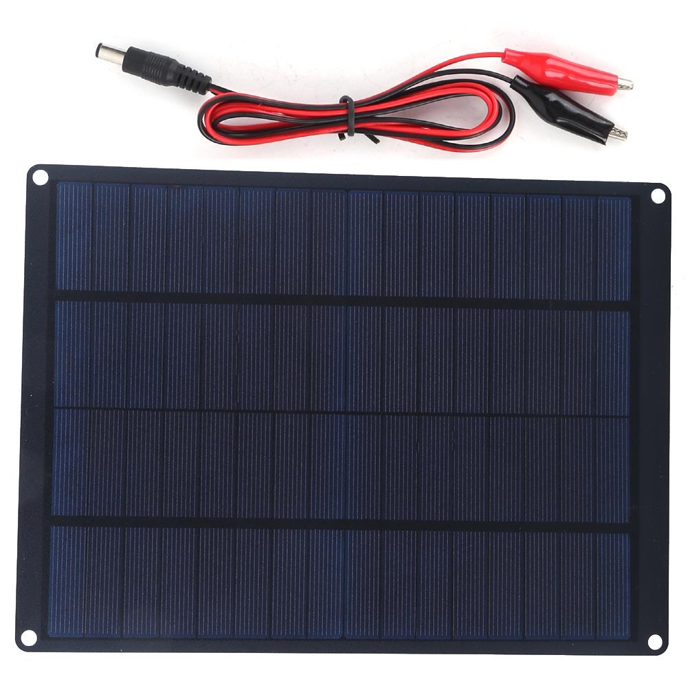 10W Solar Panel Kit Waterproof Portable Power Charger Photovoltaic Panel for Car Phone Charge