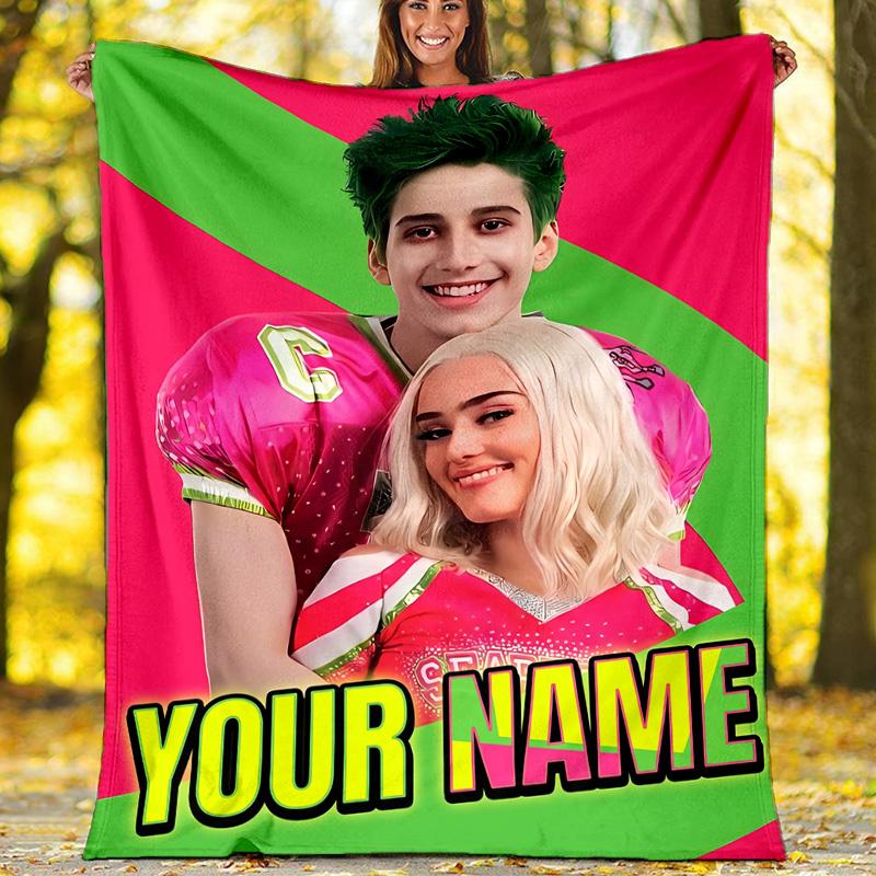 Customiz Name Personality Zombies Blanket Soft&Warm Office Bed Travel Lunch Break Blanket,Gift All Seasons