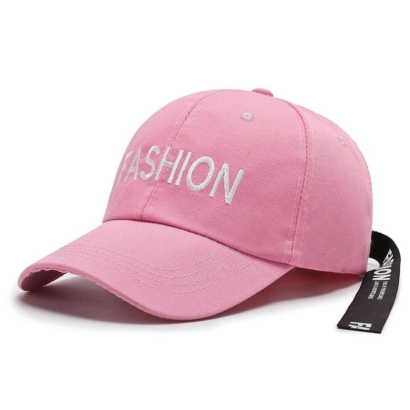Hat Spring and Autumn New Embroidery Ribbon Baseball Cap Personalized Peaked Hat Outdoor Sun Hat Travel Hat Couple Hat