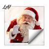 Holiday Static Stickers Santa Claus Window Sticker Removable Decal Waterproof Easy to Apply Festive PVC Decal for Home Living Room Bathroom Windows