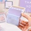1/2pcs Organize Your Desk With This Stylish Transparent Stationery Storage Box!