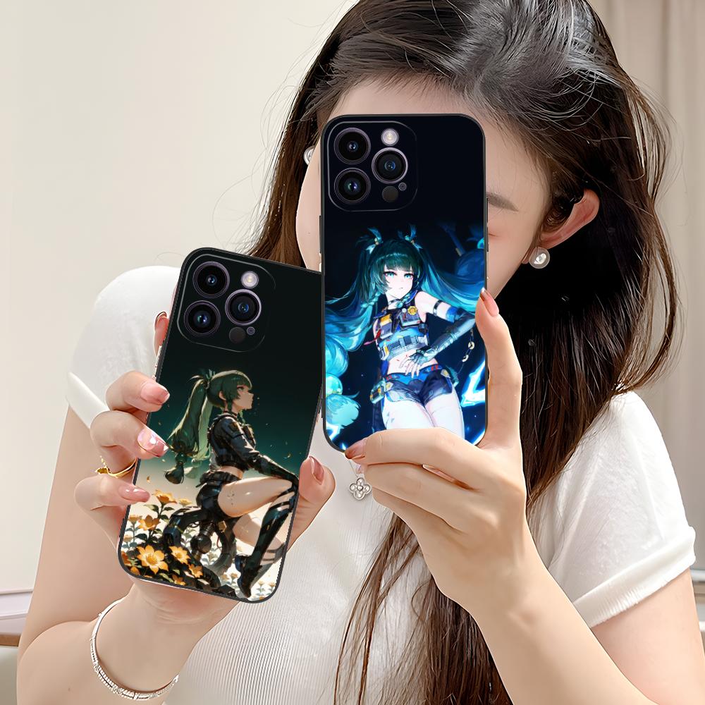 Zenless Zone Zero QingYi Phone Case for iPhone 17 16 15 14 13 12 11 X XR XS 8 7 Air Pro Max Plus Mini Colorful Cover Pretty