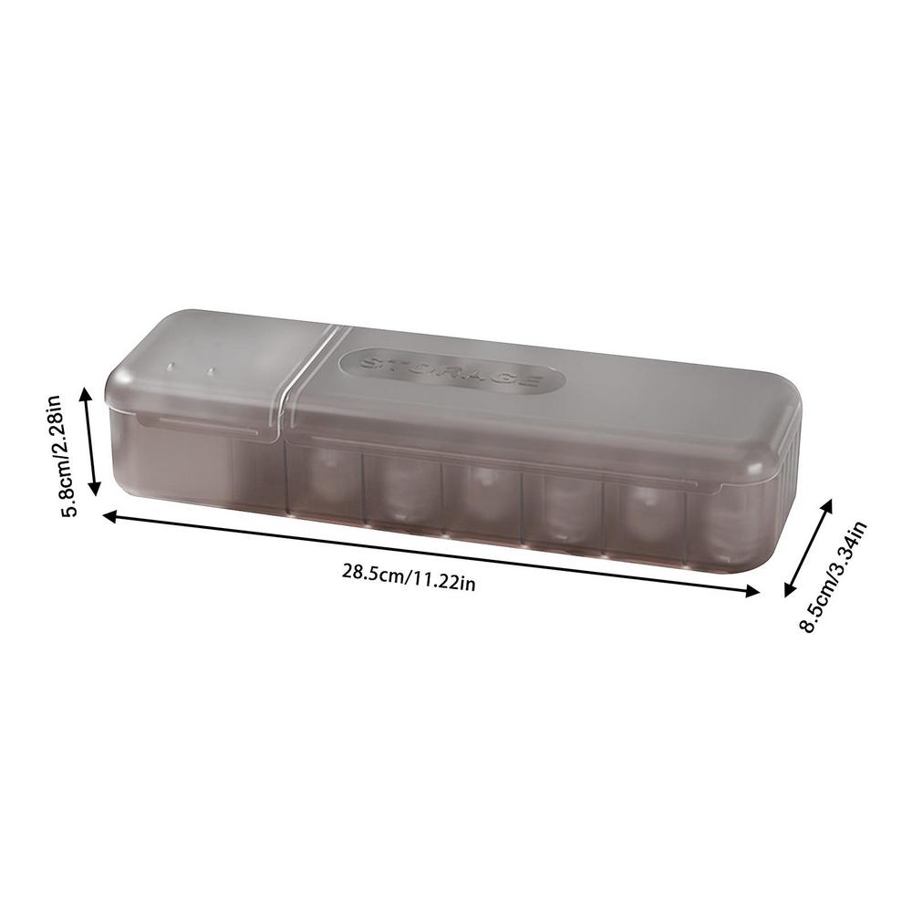 

Ящик для хранения кабеля, органайзер для хранения зарядного шнура с 7 отсеками, многоразовый футляр для хранения кабеля передачи данных для дома или путешествий серый