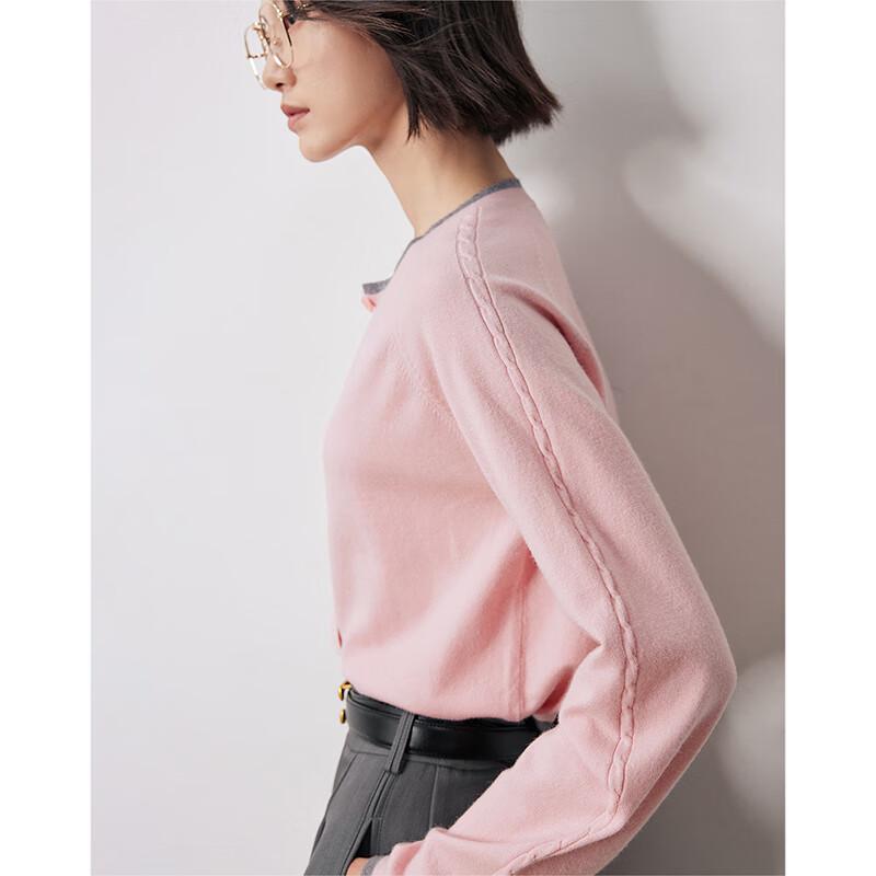 Chuyu Women's Lightweight Color-Block Knit Sweater