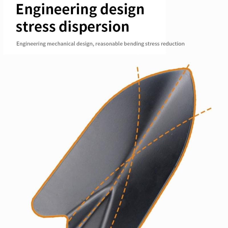 Bahçe Küreği Beş dişli Tırmık Küçük Kürek Çift Amaçlı Çapa Açık Alan Dikim Aksesuarları Siyah Kauçuk Saplı Alet Seti