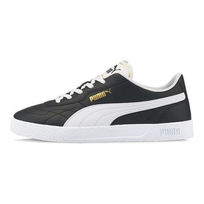 Club Zone Black White Unisex Sneakers Team-Gold 383919-02