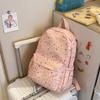 Schoolbag Macaron Series Colorful Star Hot Print Sweet Backpack for Middle School Students for Class Vitality and Youthful Double Shoulder Bag
