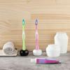 2PCS Ceramic Toothbrush Stands Creative Brush Stand Shelf Base Practical and Mini Solution