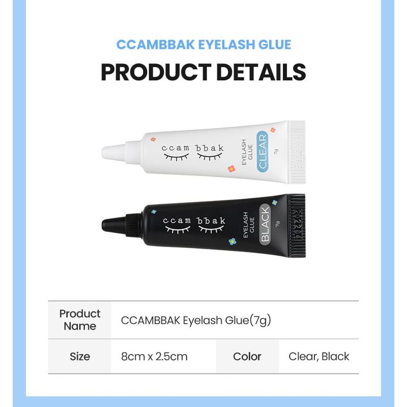 ccam bbak - Eyelash Glue - 2 Colors