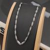 Trendy Titanium Steel Handmade Unisex Clavicle Necklace - Fashionable and Versatile Design
