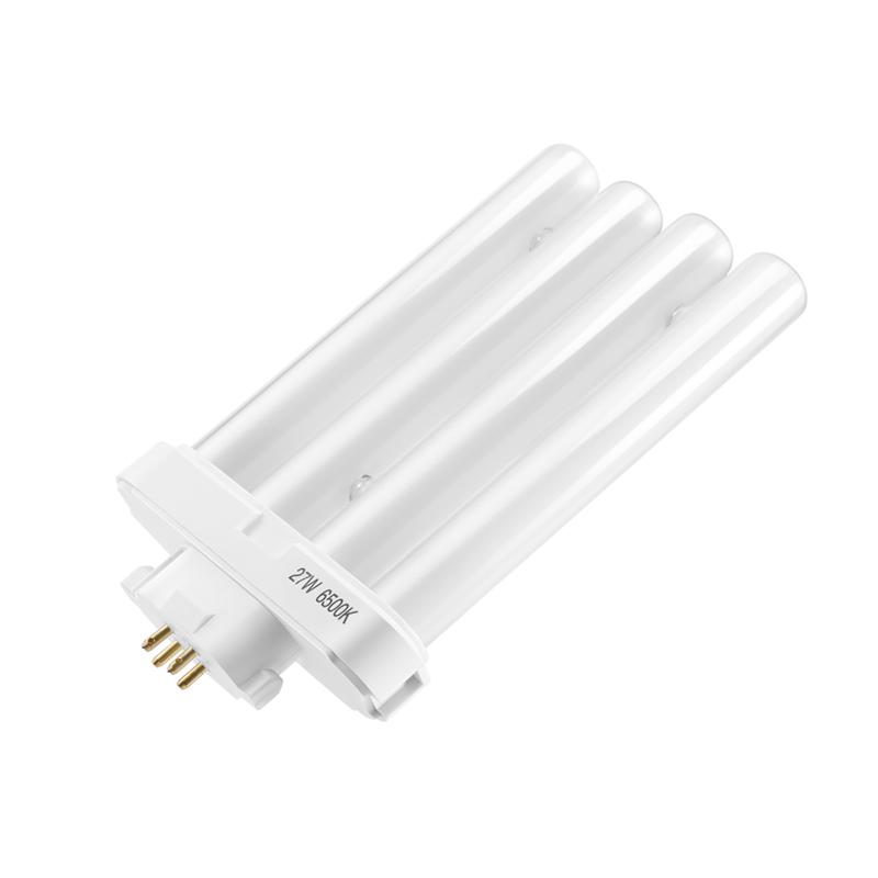 

Fresh 220V 27W 4 Pin Rows 6500K Double-H Quad Tube Compact Fluorescent Lamp Light Bulb NONE білий