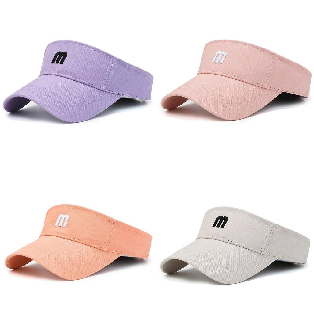 Empty Letter M Top Hat Ladies Summer Outdoor Sports Running Breathable Gift