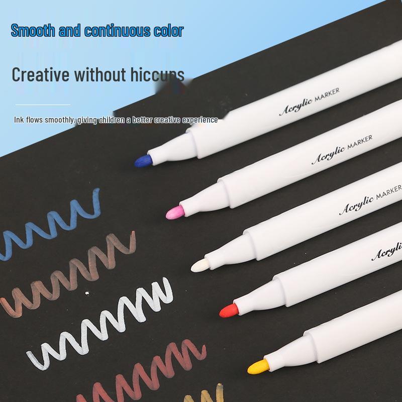 Acrylic Marker for Kids: Opaque, Waterproof, Layerable, and Washable Graffiti Pen