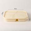 Ronghe Eco-Friendly 4-Compartment Bamboo Takeaway Container