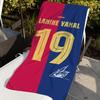 Toalla de Estrella de Fútbol L-lamine Y-yamal Secado Rápido Toallas de Playa Son Adecuadas Para Piscinas Camping Yoga y el Gimnasio