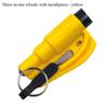 Safety Hammer with Rescue Whistle, Car Escape Tool,2-in-1 Window Breaker Seatbelt Cutter, Compact Emergency Escape Tool for Car