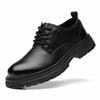 Fashion Brand Mens Oxfords Shoes Luxury Leather Men High-quality Tooling Casual Shoes Handmade Men Working Shoes Lace-Up Trend Shoes
