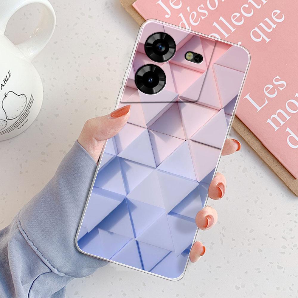 For Tecno Pova 5 Case Coque For Tecno Pova Neo 3 Cover Soft Silicone TPU Clear Phone Case For Tecno Pova 4 4 Pro Pova 2 3 Funda