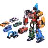 6 IN 1 Enhanced Edition Magma Tobot Transformation Robot To Car Toys Korea Cartoon Brothers Anime Deformation Car Toy