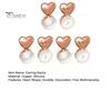 6Pcs Earring Backs Heart Shape Earring Lifter Backs Silicone Earring Backs Replacements for Droopy Ears