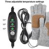 USB Heated Gloves 5V Electric Hand Warmers with 3 Temperature Control Settings Anti-slip Palm Winter Touchscreen Gloves for Men Women Typing