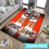 Custom NameCincinnati Browns Legacy Carpet, Indoor Rug, Chair Rug, Living Rooms, Doormat Made From Polyester Home Decor Birthday Christmas Gifts